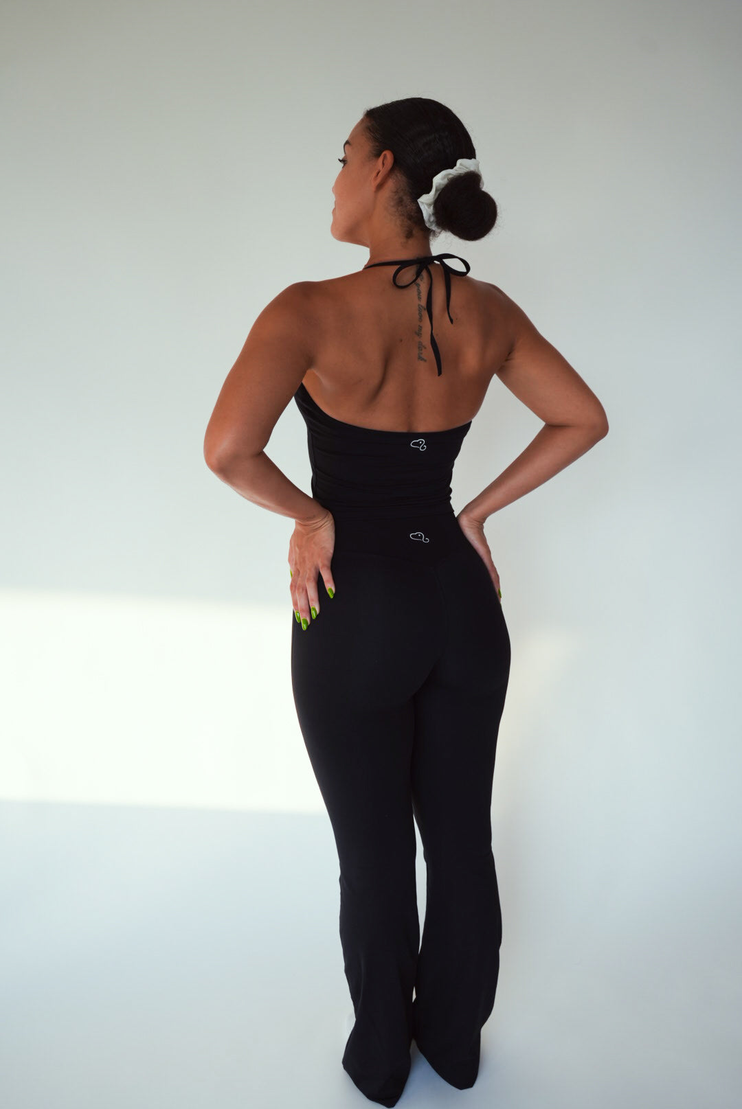 FLARE SCULPT BLACK LEGGINS