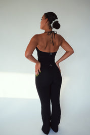FLARE SCULPT BLACK LEGGINS