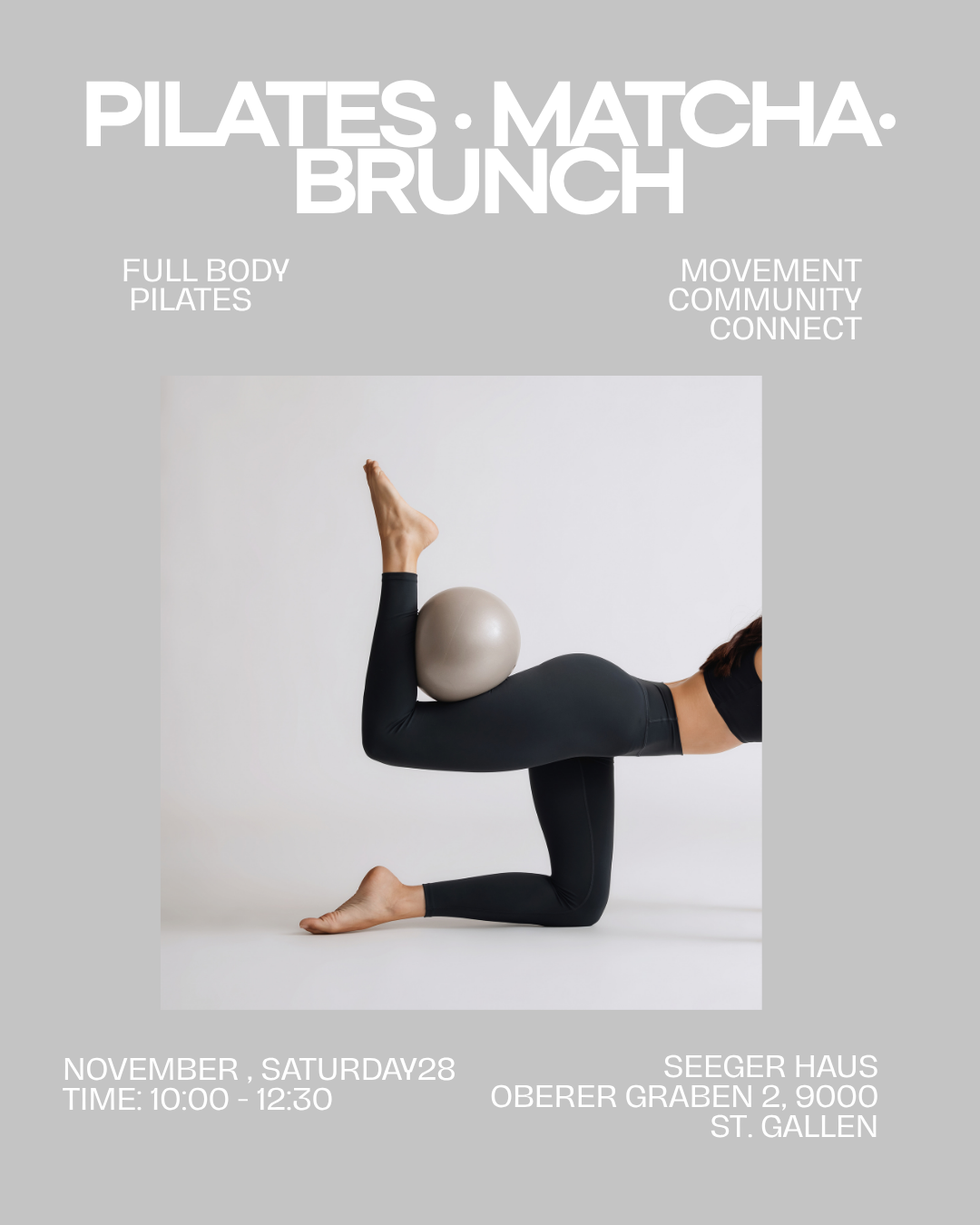 PILATES, MATCHA & BRUNCH 28.11