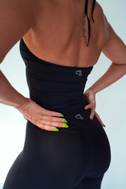 FLARE SCULPT BLACK LEGGINS