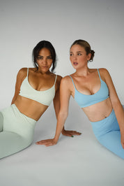 V BABY BLUE TOP