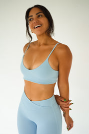 BABY BLUE V LEGGINGS