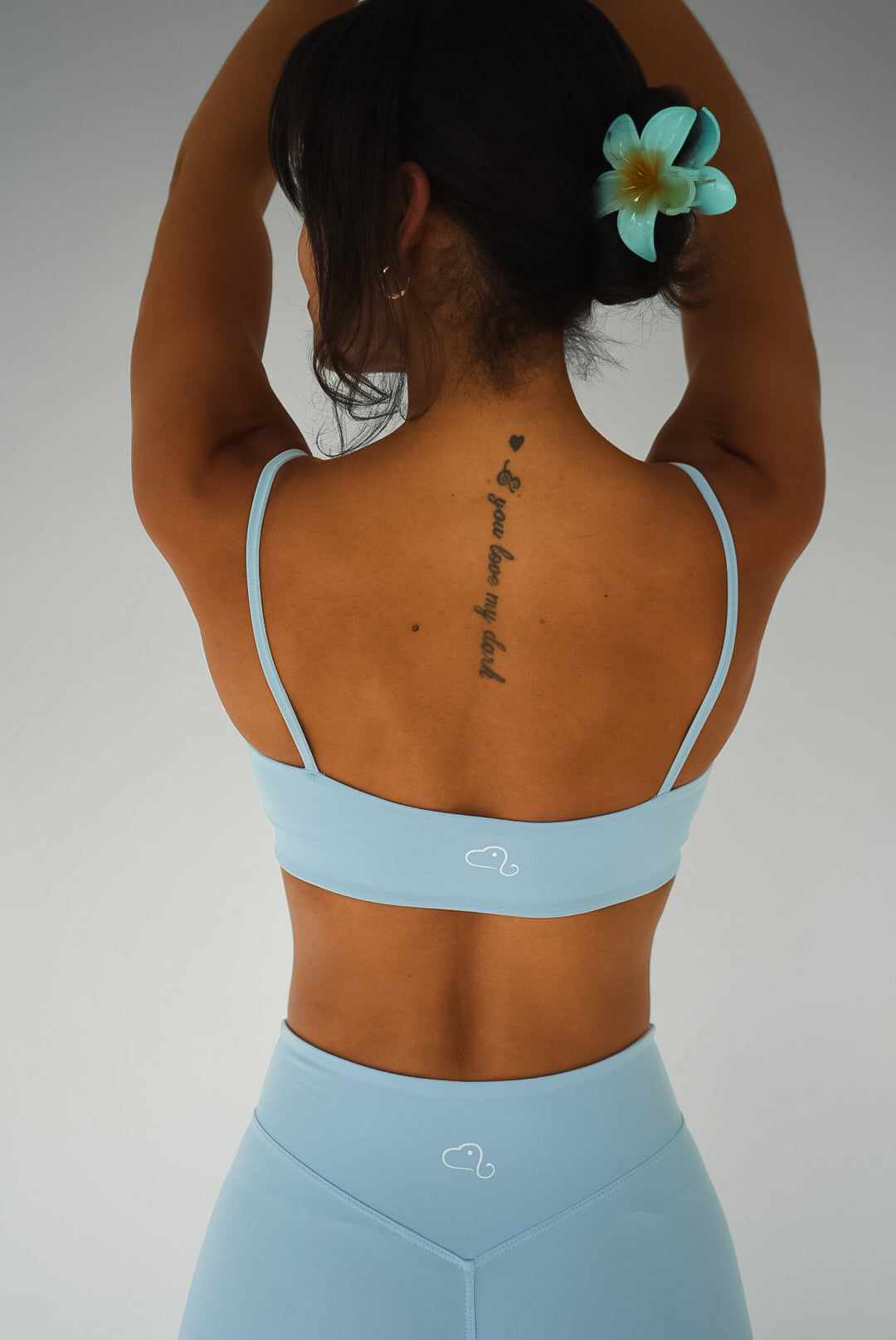 V BABY BLUE TOP