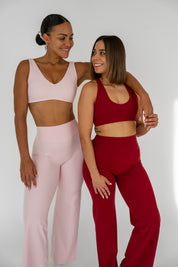 Flow Flare Leggings | Cherry