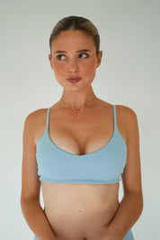 V BABY BLUE TOP