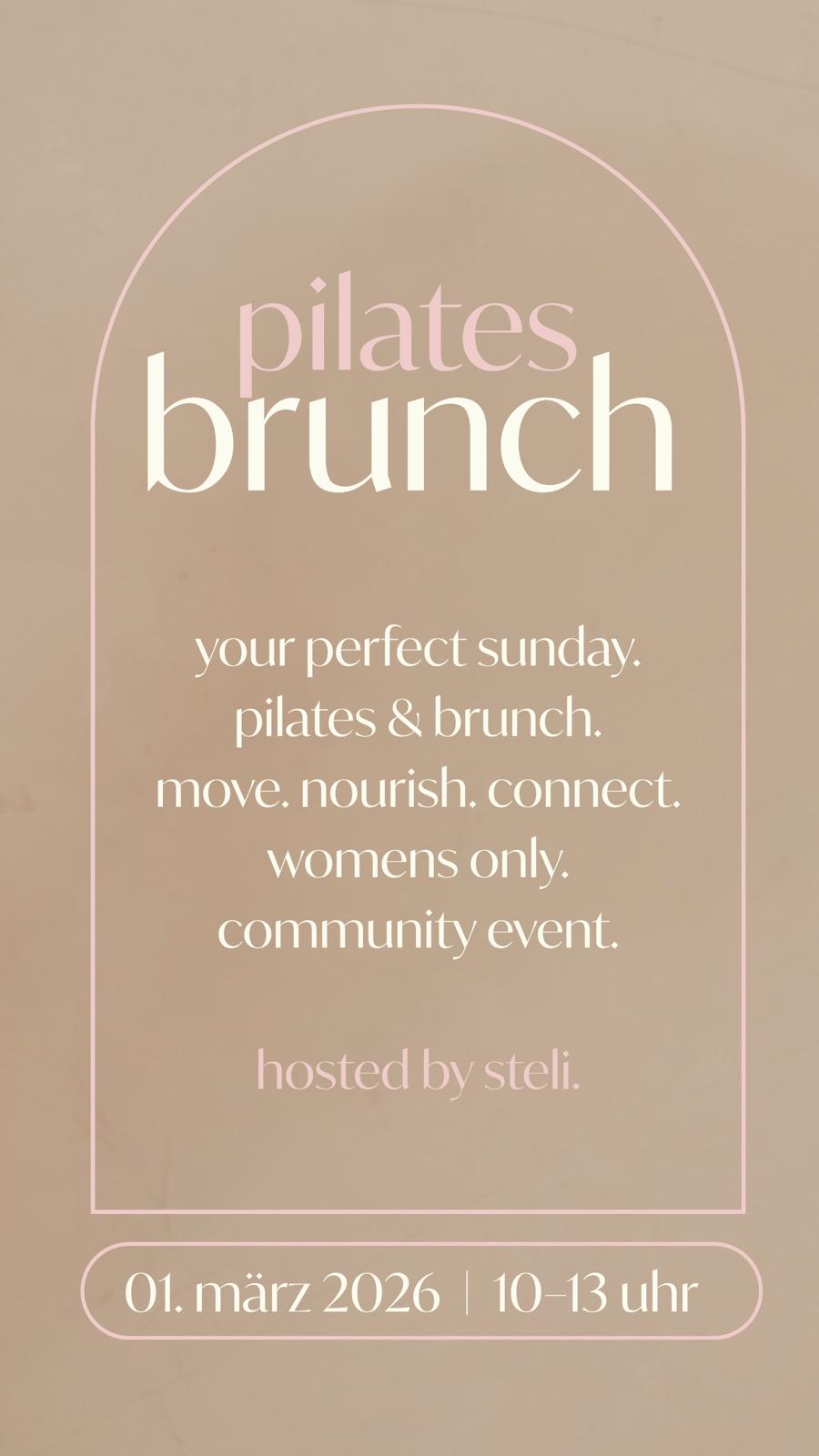 Sunday Pilates, Brunch x Seeger